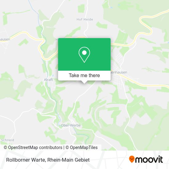 Карта Rollborner Warte