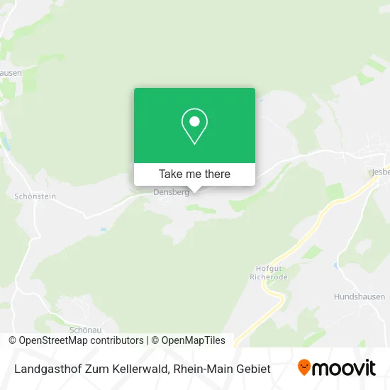 Карта Landgasthof Zum Kellerwald