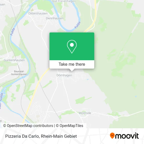 Карта Pizzeria Da Carlo