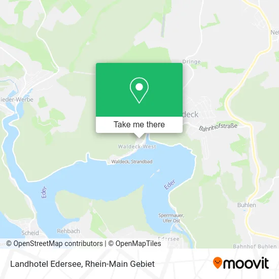 Карта Landhotel Edersee