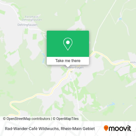 Карта Rad-Wander-Café Wildwuchs