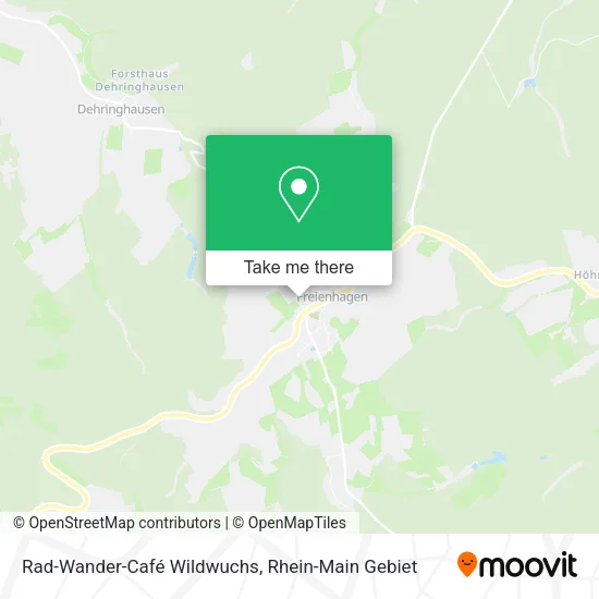 Карта Rad-Wander-Café Wildwuchs