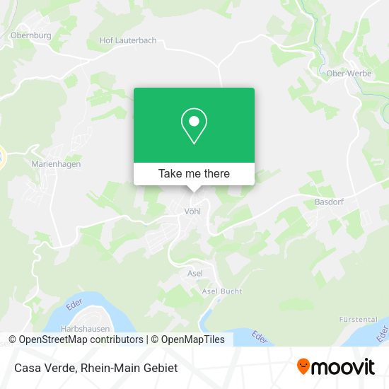 Карта Casa Verde