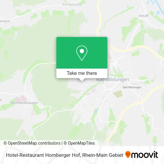 Карта Hotel-Restaurant Homberger Hof