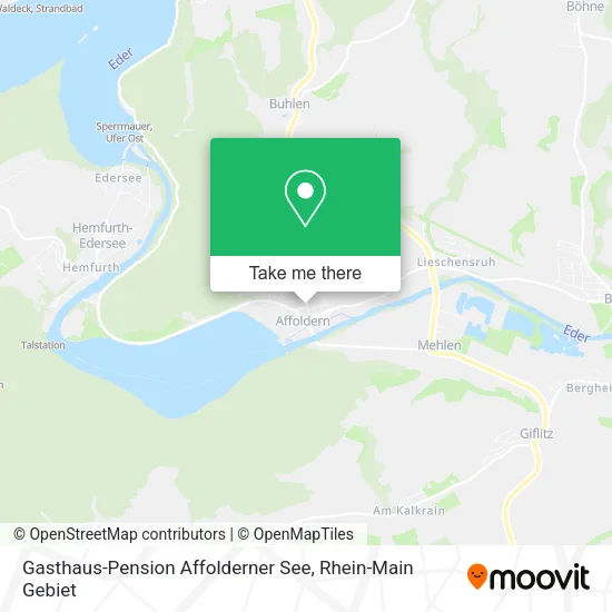 Gasthaus-Pension Affolderner See map