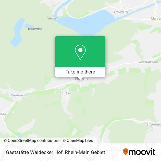 Карта Gaststätte Waldecker Hof