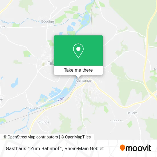 Карта Gasthaus ""Zum Bahnhof""