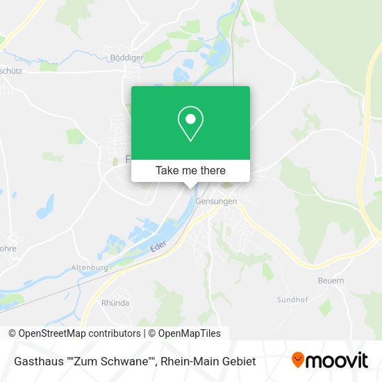 Карта Gasthaus ""Zum Schwane""