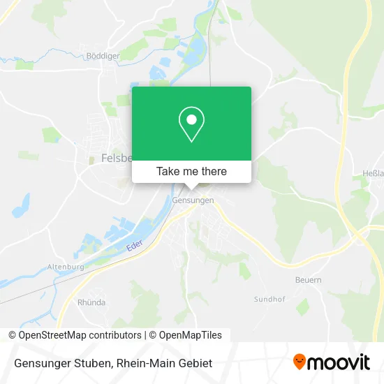 Карта Gensunger Stuben