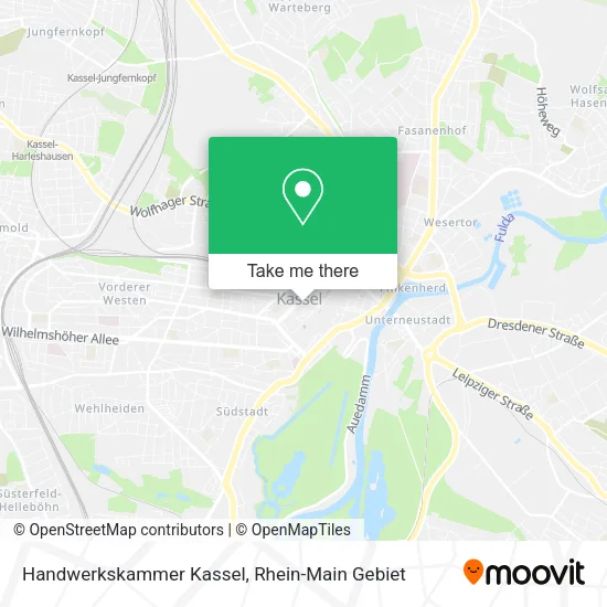Карта Handwerkskammer Kassel