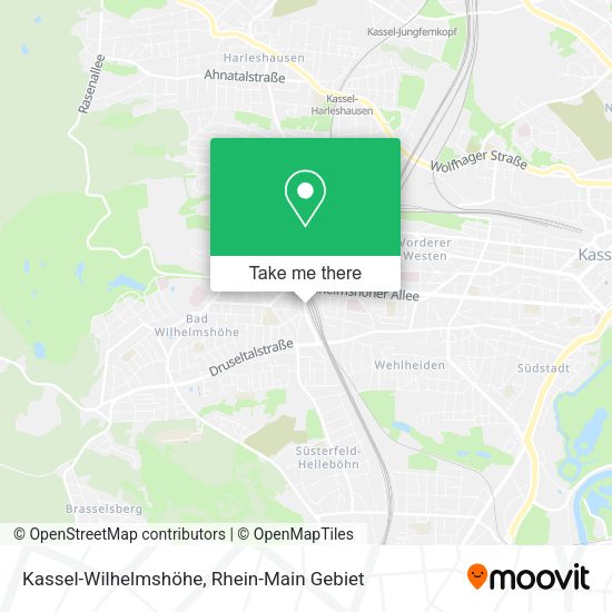 Карта Kassel-Wilhelmshöhe