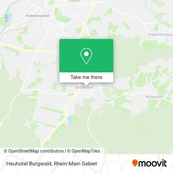 Карта Heuhotel Burgwald