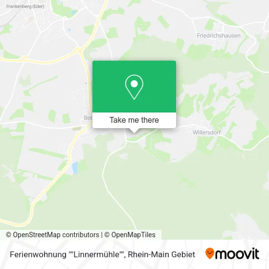 Карта Ferienwohnung ""Linnermühle""