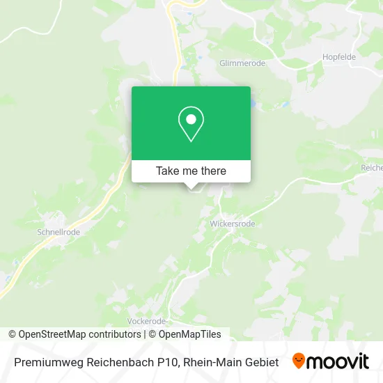 Карта Premiumweg Reichenbach P10