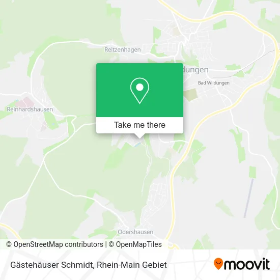 Карта Gästehäuser Schmidt