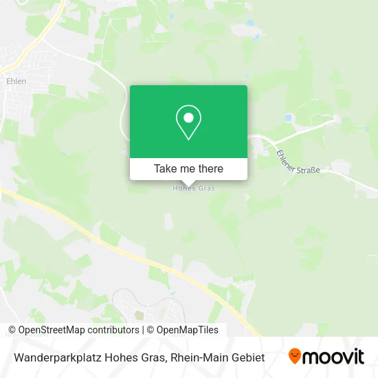 Карта Wanderparkplatz Hohes Gras