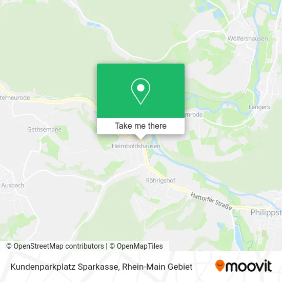 Карта Kundenparkplatz Sparkasse
