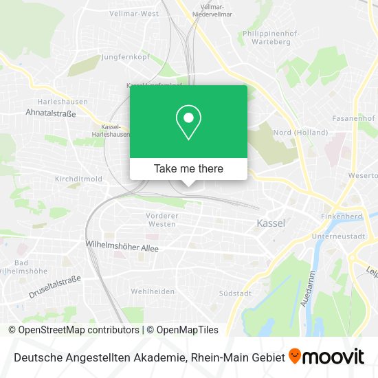 Карта Deutsche Angestellten Akademie
