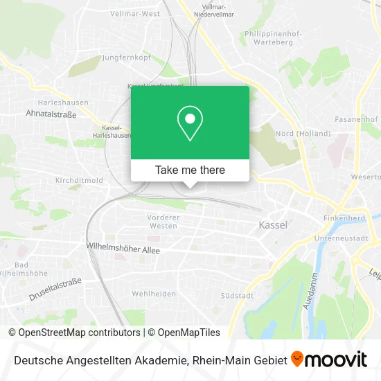 Карта Deutsche Angestellten Akademie
