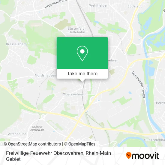 Карта Freiwillige-Feuewehr Oberzwehren