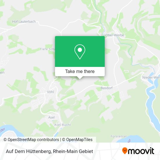 Карта Auf Dem Hüttenberg