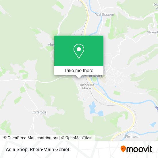 Карта Asia Shop