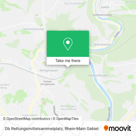 Карта Db Rettungsmittelsammelplatz