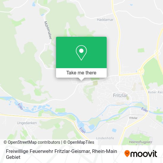 Карта Freiwillige Feuerwehr Fritzlar-Geismar