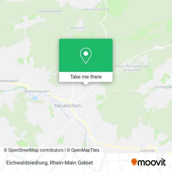 Карта Eichwaldsiedlung