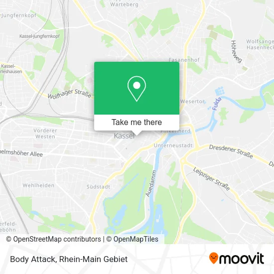 Body Attack map