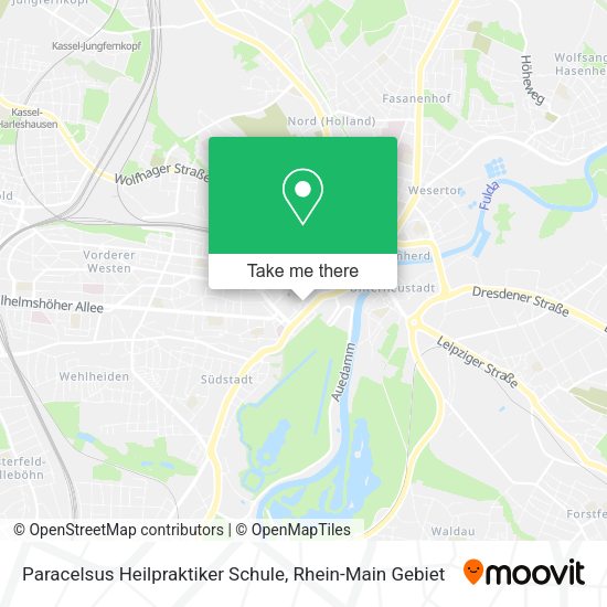 Карта Paracelsus Heilpraktiker Schule