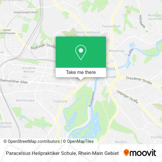 Карта Paracelsus Heilpraktiker Schule
