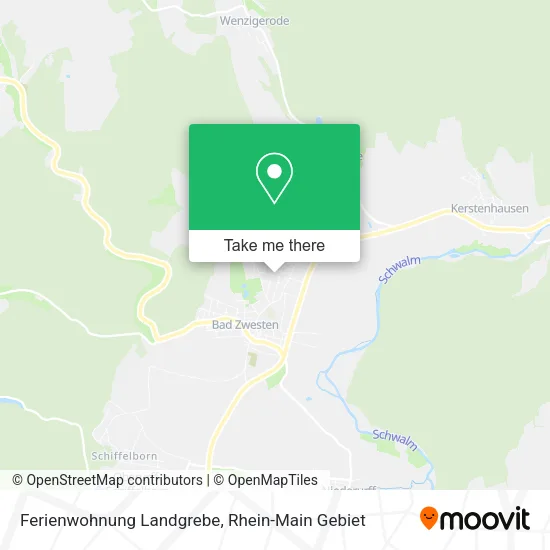 Карта Ferienwohnung Landgrebe