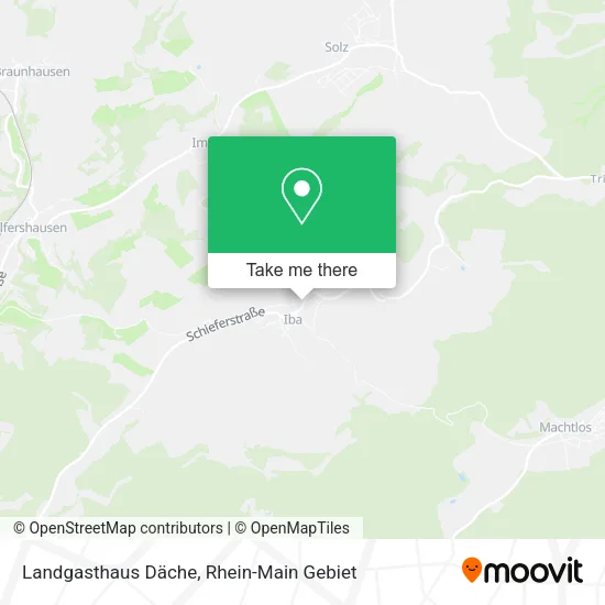 Карта Landgasthaus Däche