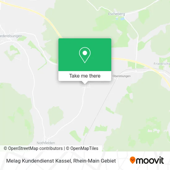 Карта Melag Kundendienst Kassel