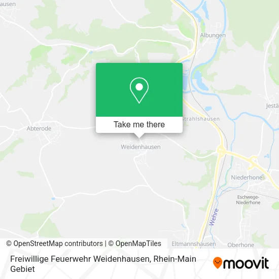 Карта Freiwillige Feuerwehr Weidenhausen