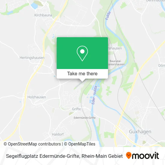 Карта Segelflugplatz Edermünde-Grifte