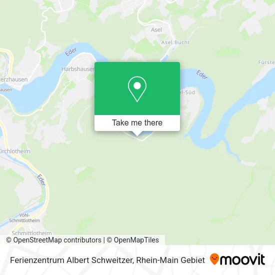 Карта Ferienzentrum Albert Schweitzer