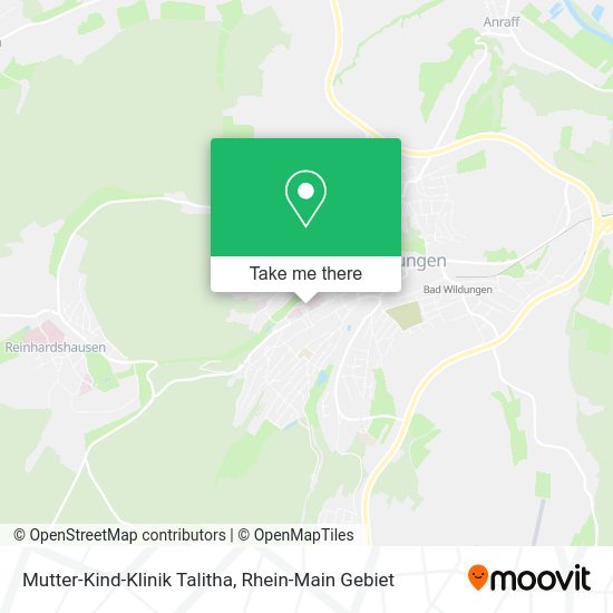 Карта Mutter-Kind-Klinik Talitha