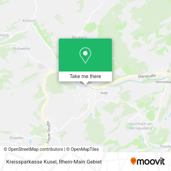 Карта Kreissparkasse Kusel