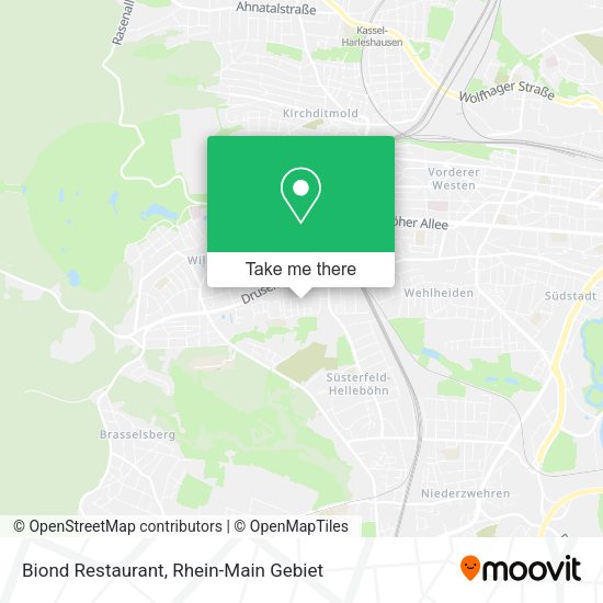 Карта Biond Restaurant