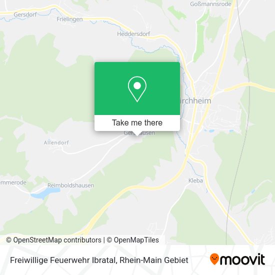 Карта Freiwillige Feuerwehr Ibratal