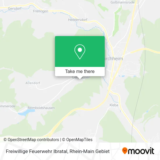 Карта Freiwillige Feuerwehr Ibratal