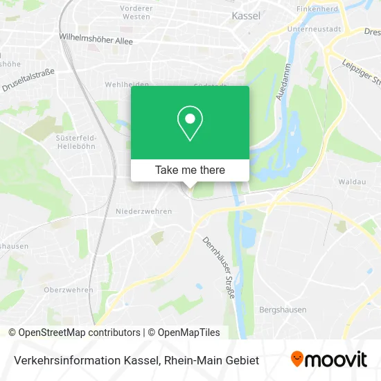 Карта Verkehrsinformation Kassel
