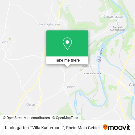 Карта Kindergarten ""Villa Kunterbunt""