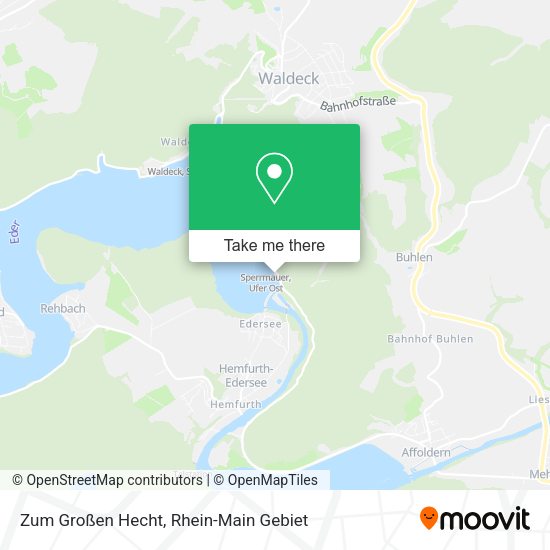 Карта Zum Großen Hecht