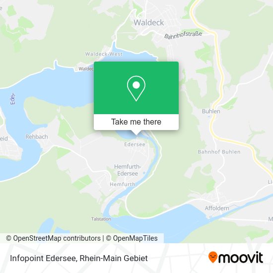 Карта Infopoint Edersee