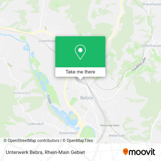 Карта Unterwerk Bebra