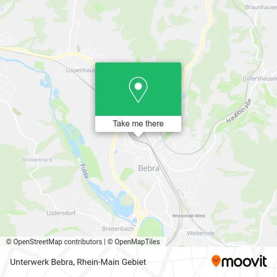 Карта Unterwerk Bebra