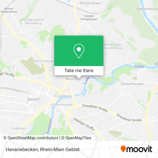 Карта Havariebecken